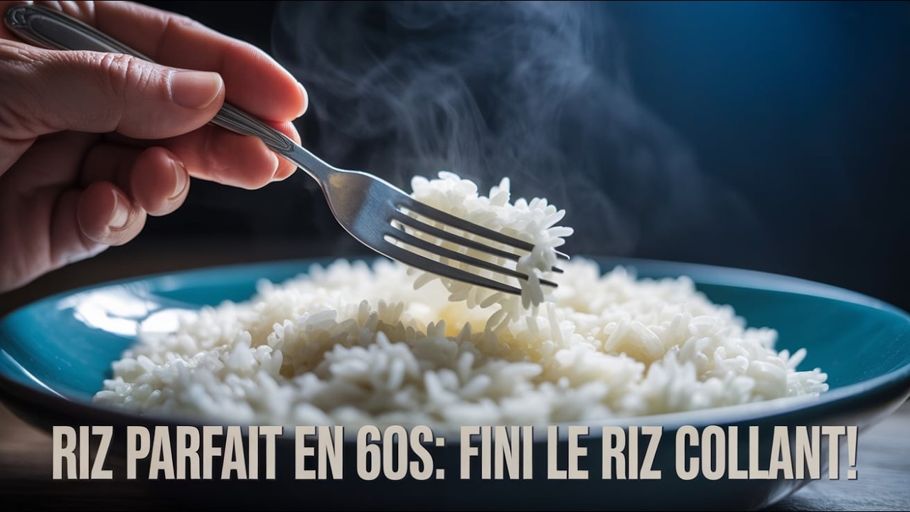 Riz Parfait en 60s : Fini le Riz Collant ! 🍚 Astuce de Chef