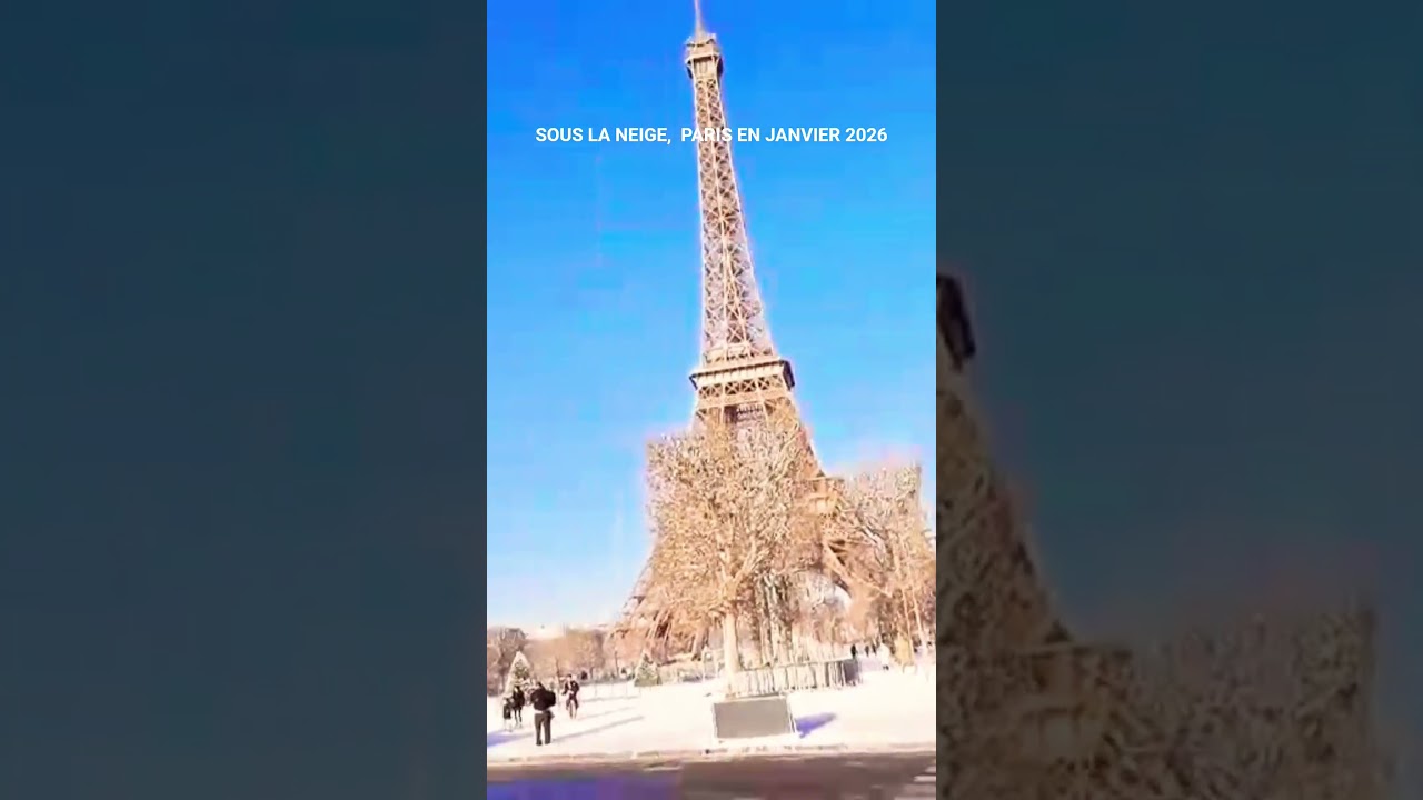 SOUS LA NEIGE,  PARIS  EN JANVIER 2026 #music