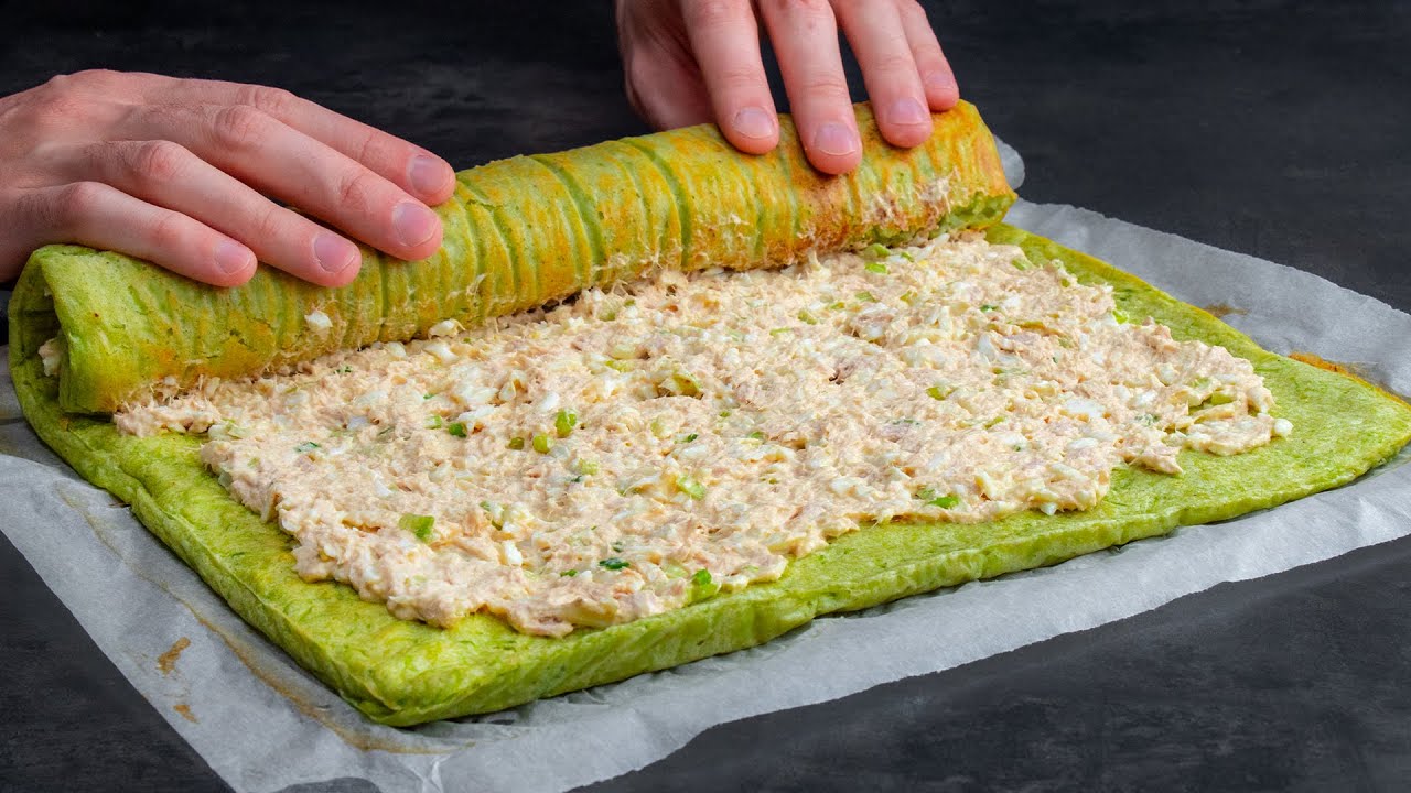 Ne manquez pas la recette de roulade de courgettes pour une grande satisfaction! | Savoureux.tv
