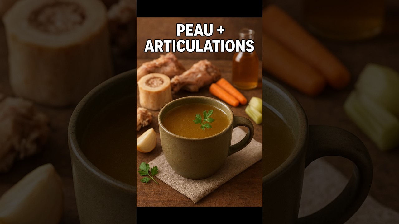 Le secret du bouillon de collagène maison pour une peau ferme et des articulations en béton !
