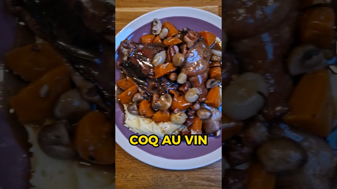 Coq au Vin !! #food #recette #cuisine