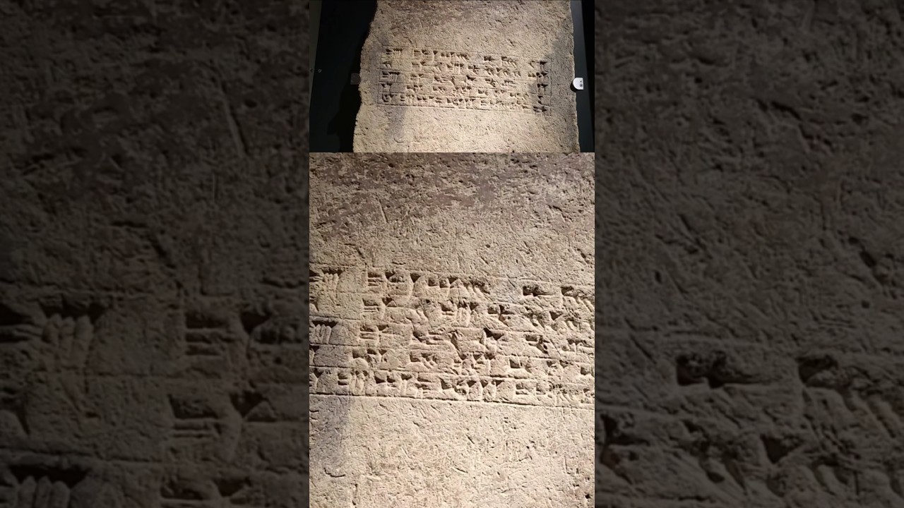 LA NAISSANCE DE L'ÉCRITURE AU MUSÉE #shorts