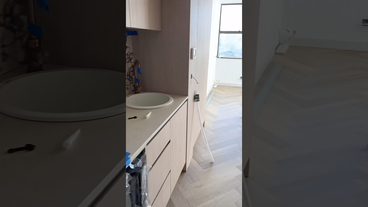 Turning an old hotel studio into a luxurious Airbnb 🏨 #renovation #airbnb