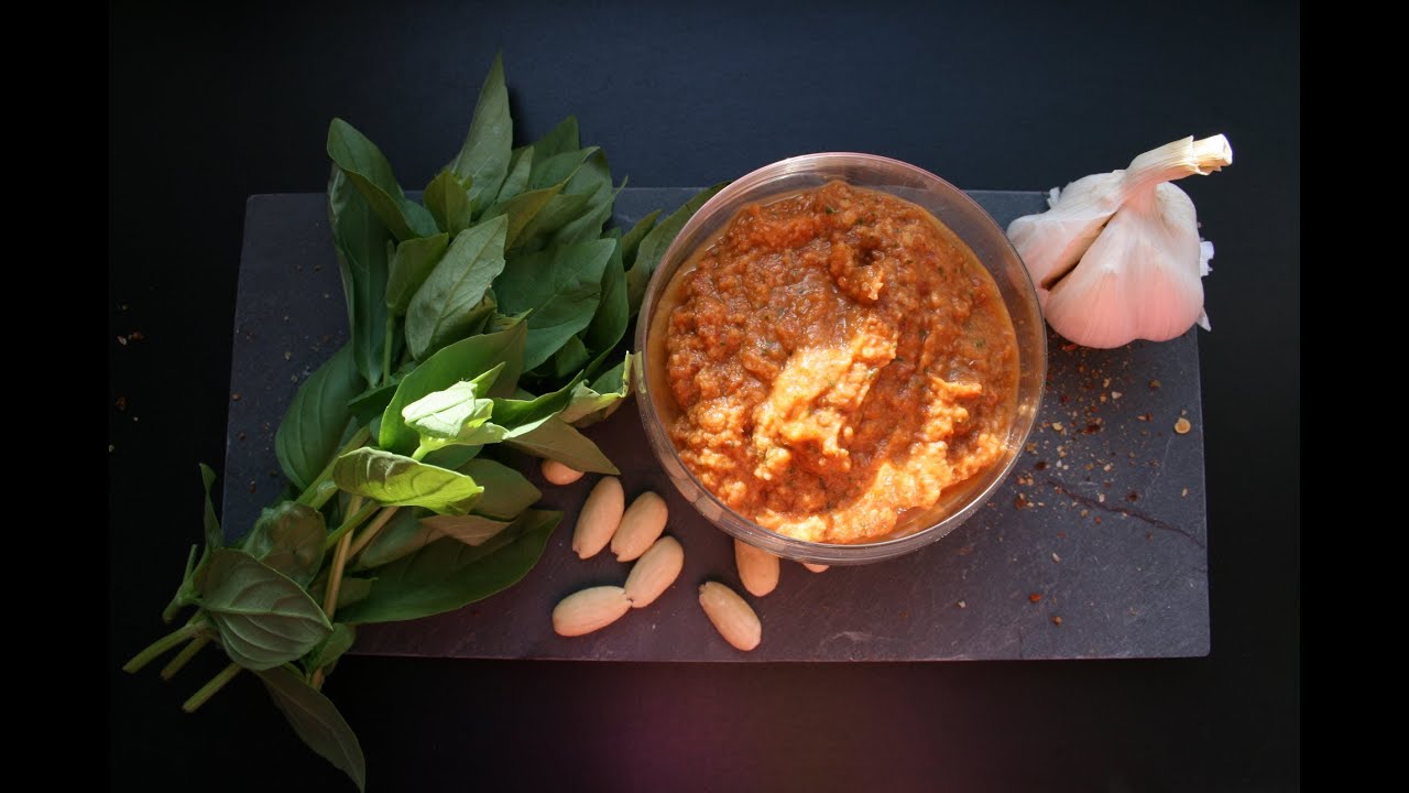 Recette pesto rosso facile