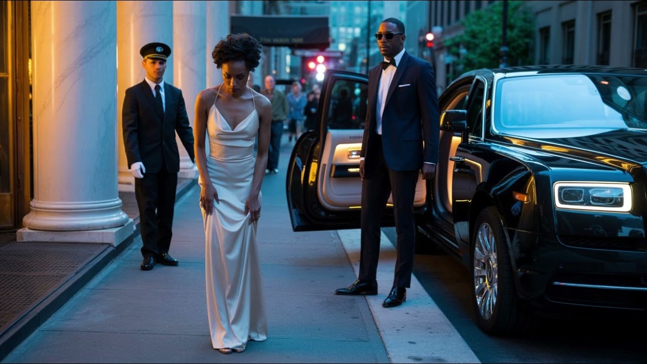 Une femme expulsée d'un restaurant, puis la voiture de luxe de son mari milliardaire arrive