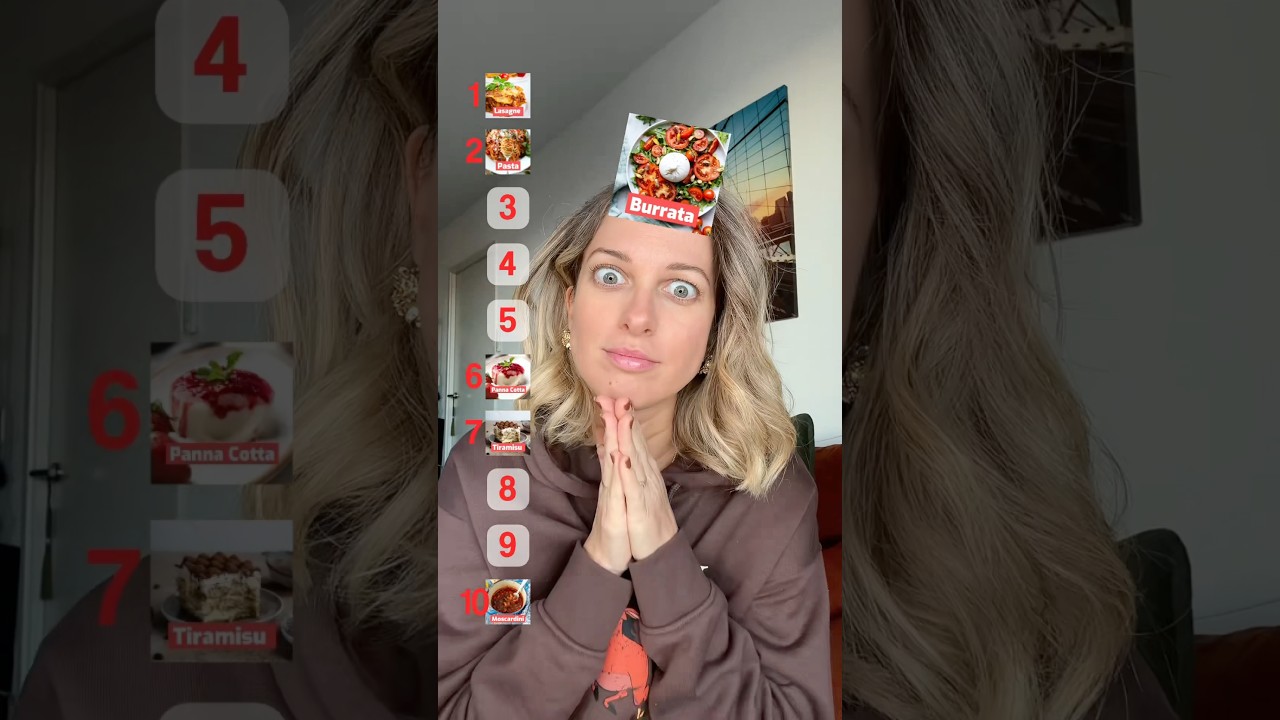 Classement plats italien préférés ! 🇮🇹🍝🍕