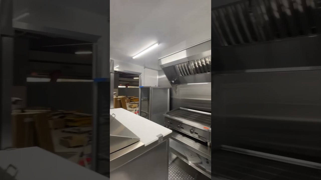Check out this 14ft Trailer! #foodtrailer #madeinflorida #kitchen #foodtrucks #foodtrailers