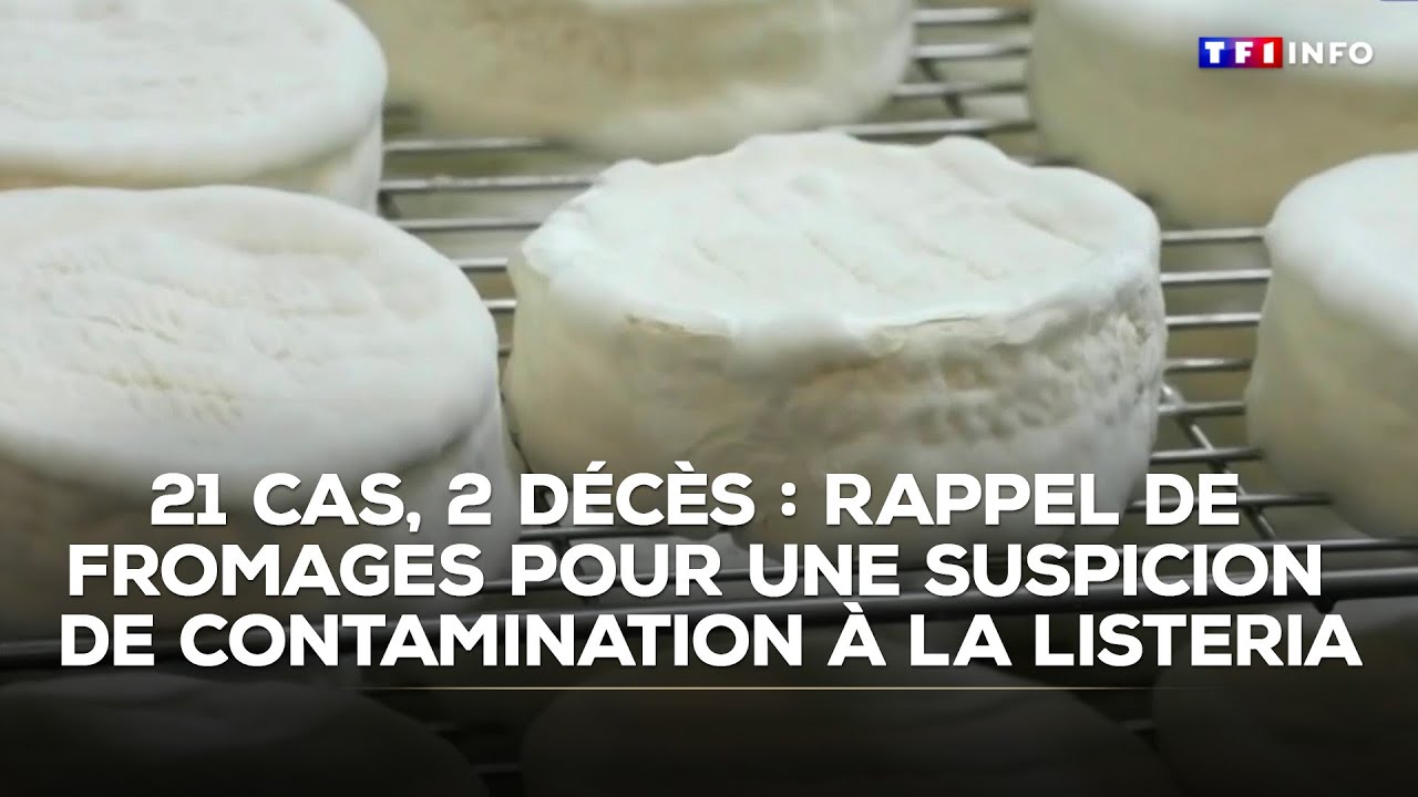 21 cas, 2 décès : rappel de fromages pour une suspicion de contamination à la listeria｜TF1 INFO