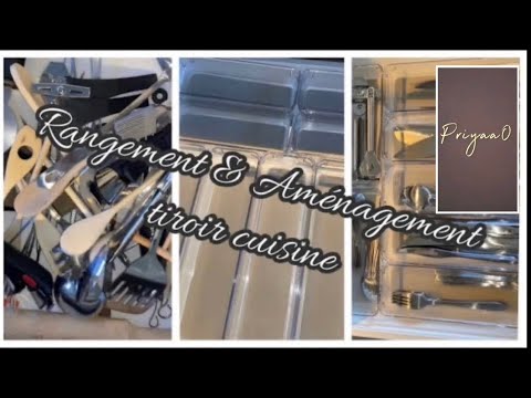 Aménagement et Rangement de mon tiroir Cuisine ! Rangement d’ACTION !