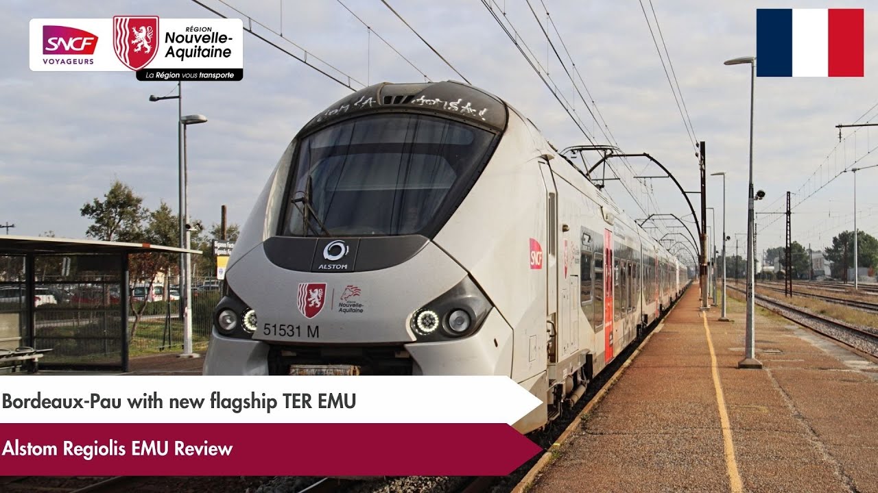 Alstom REGIOLIS: France's new TER Flagship Train Review! Bordeaux - Pau Trip Report