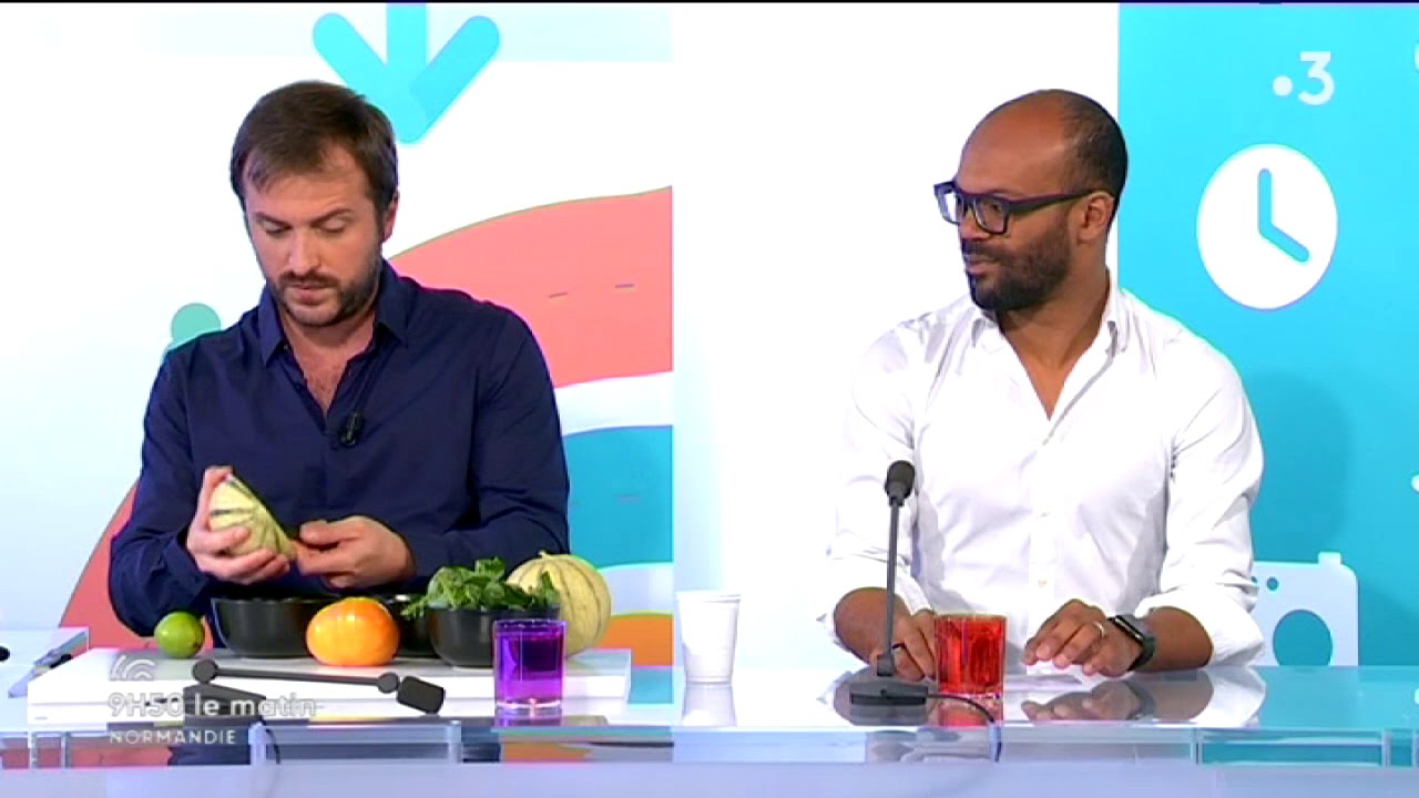 Recette du gaspacho melon et tomate de Pierre Lefebvre