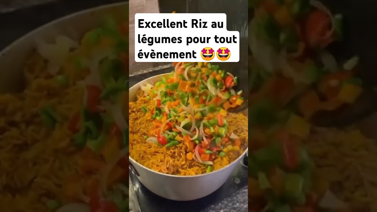 Très bon riz aux légumes pour les évènements spéciaux 🤩🤩#food #rice