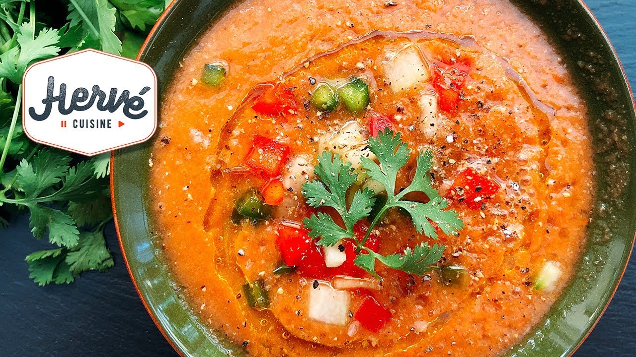 Recette facile du GAZPACHO ou Gaspacho