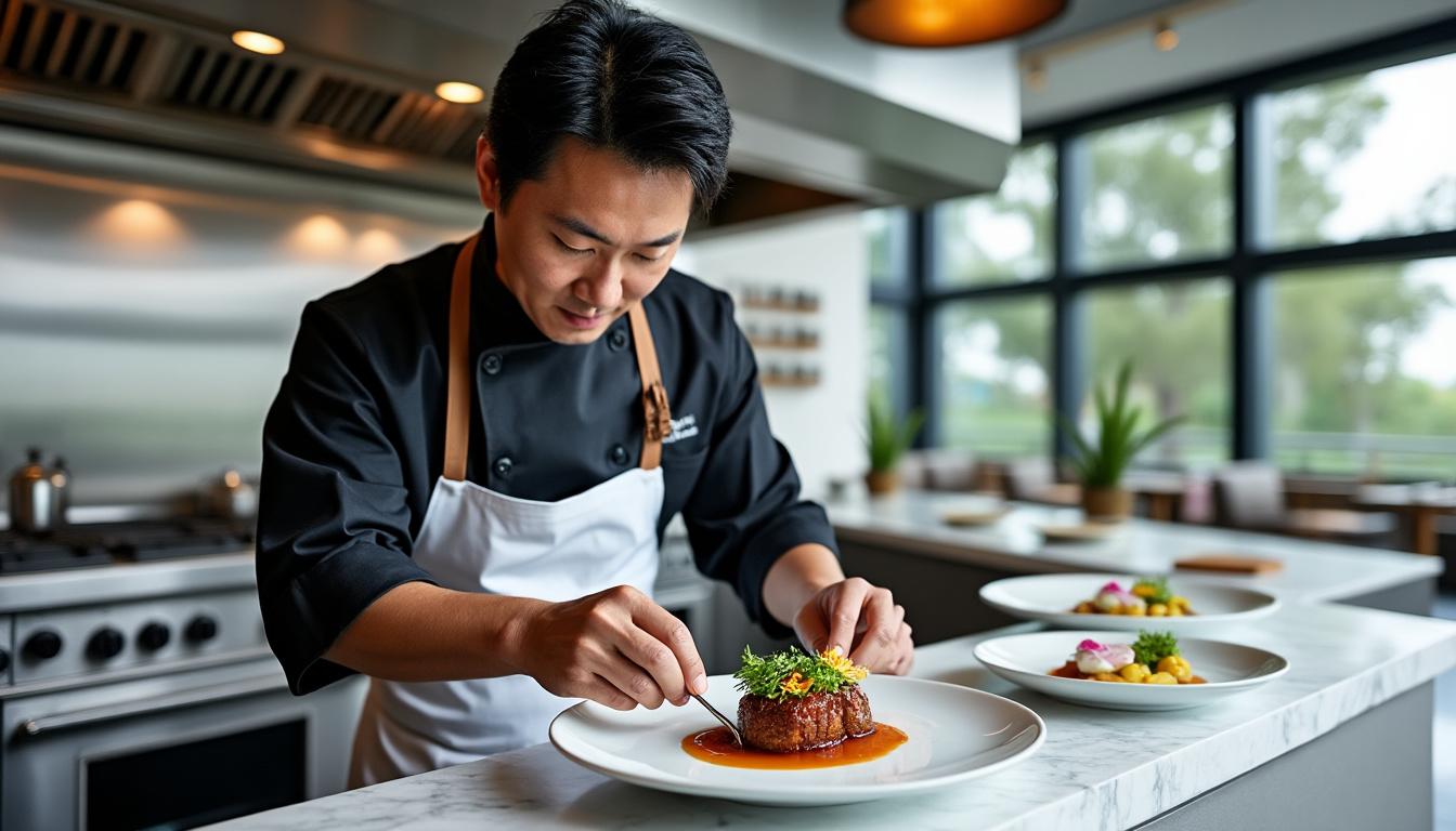 découvrez la gastronomie fusion avec le chef japonais yuki fugada qui revisite la cuisine française traditionnelle aux enfants terribles à toulouse, offrant une expérience culinaire innovante et raffinée.