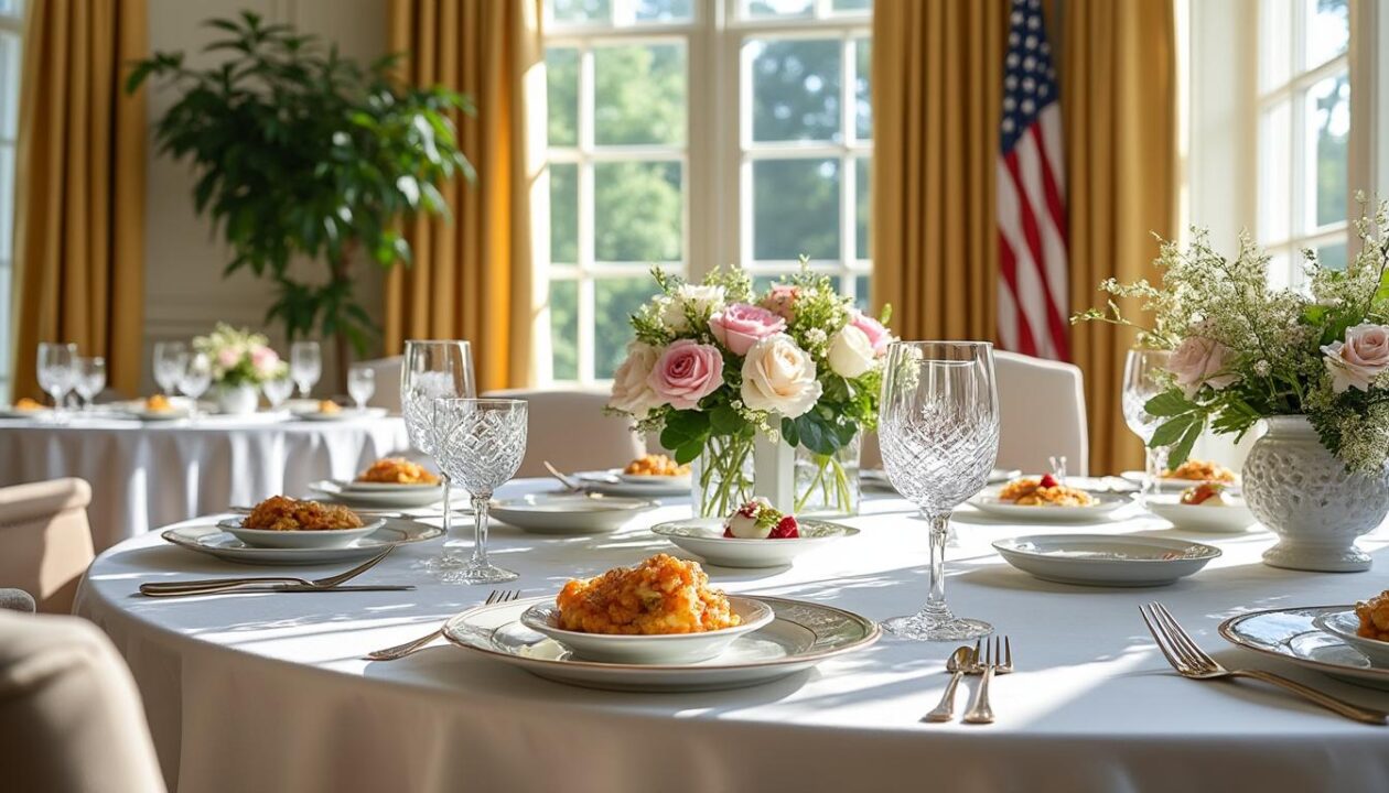 découvrez l'histoire savoureuse de la table française à la maison-blanche, un voyage culinaire qui célèbre l'art de la gastronomie française au cœur de l'amérique.